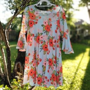 Paper Crown + Rifle Paper Co Fluttered Swing Dress